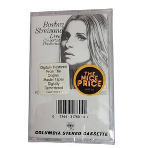 Barbara Streisand - Live Concert at the Forum - Cassette-1989-Columbia Records